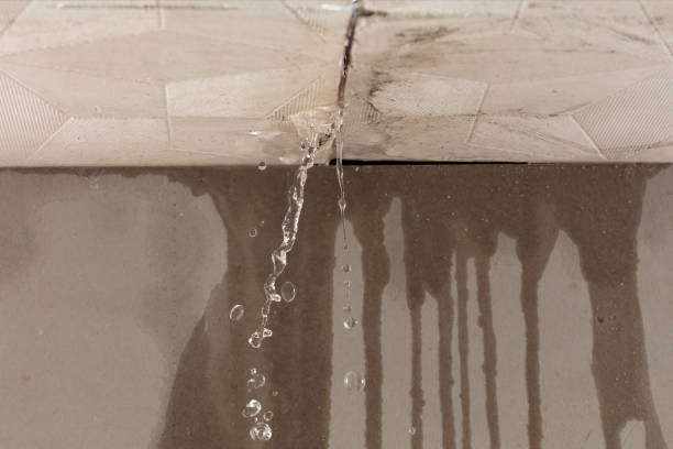 Professional Burst Pipe Cleanup technician working in Erwinna, PA